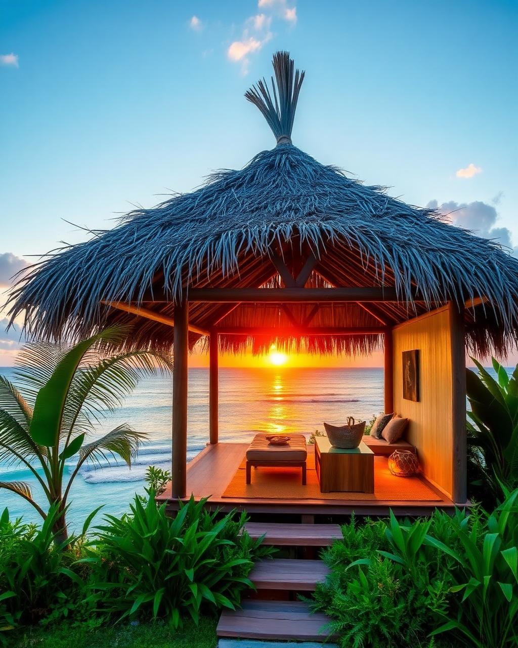 Atoll Bungalow 48 — Tropical architectural plan